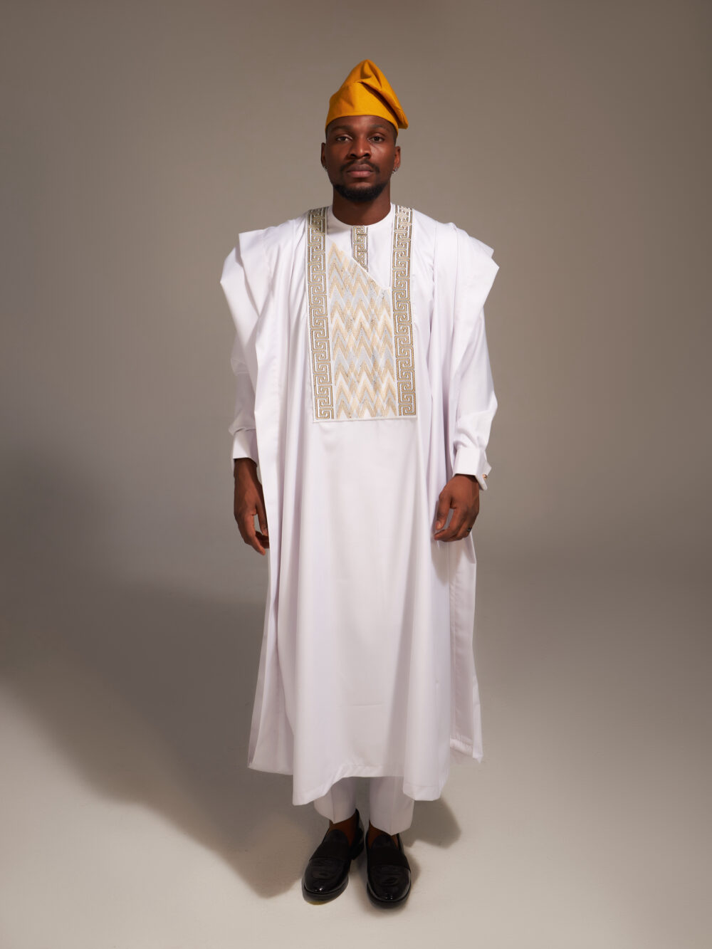 White 'Ibukun' Agbada